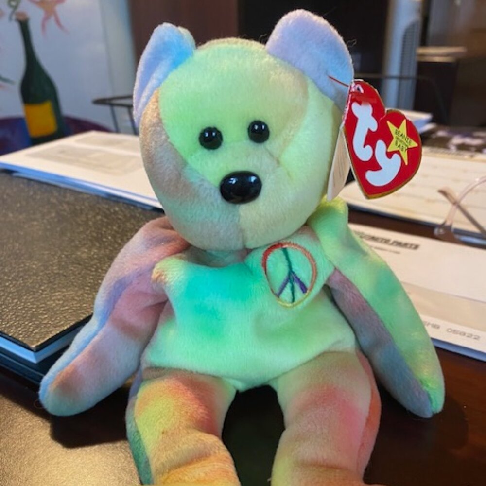 1996 Peace Beanie Baby